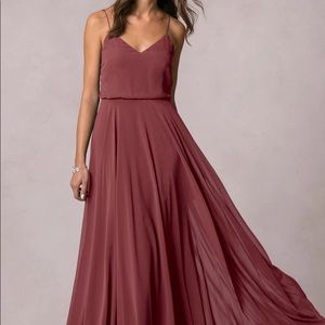 Jenny Yoo Inesse dress in Cinnamon Rose size 8